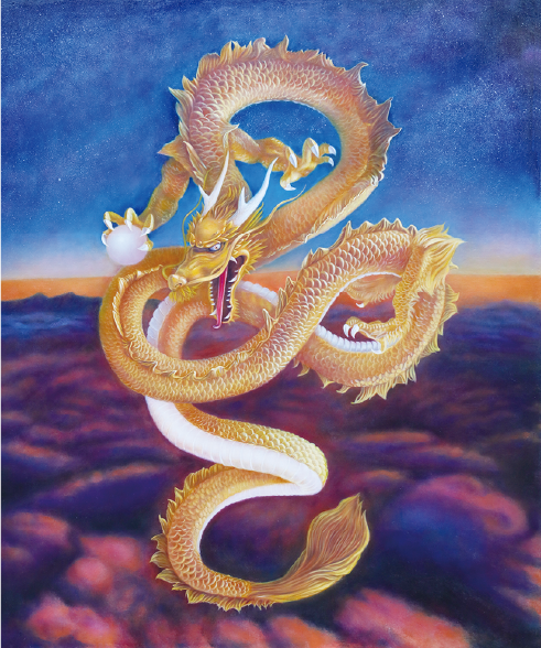 中川龍一画 / 龍神2